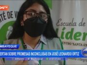 Lambayeque: alertan sobre promesas inconclusas en José Leonardo Ortiz