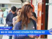 La Libertad: más de 35000 jóvenes votarán por primera vez