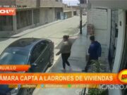 Trujillo: cámara capta a ladrones de viviendas