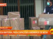 Trujillo: llega material para capacitar a miembros de mesa