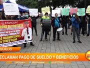 Trujillo: vigilantes reclaman pago de sueldo y beneficios
