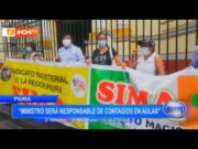 Piura: ministro será responsable de contagios en aulas