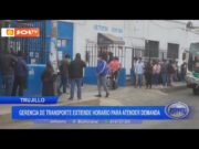 La Libertad: Gerencia de Transporte extiende horario para atender demanda