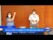 Piura: realizan sorteo de números de listas para elecciones 2022