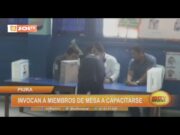 Piura : invocan a miembros de mesa a capacitarse