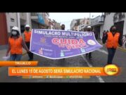Trujillo: el lunes 15 de agosto se realizará un Simulacro Nacional