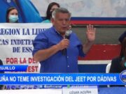 Trujillo: Acuña no teme investigación del JEET por dádivas