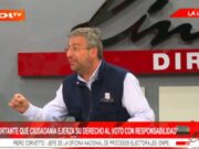 Piero Corvetto: «es importante que ciudadanía ejerza su derecho al voto con responsabilidad»