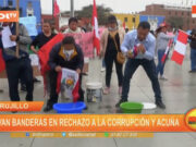 Trujillo: lavan banderas en rechazo a la corrupción y Acuña