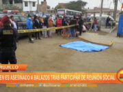 Trujillo: joven es asesinado a balazos tras participar de reunión social