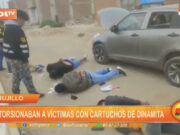 Trujillo: extorsionaban a víctimas con cartuchos de dinamita