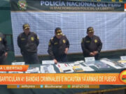 La Libertad: desarticulan 41 bandas criminales e incautan 14 armas de fuego