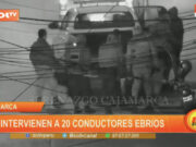 Cajamarca: intervienen a veinte conductores ebrios