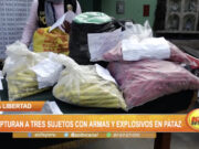 La Libertad: capturan a tres sujetos con armas y explosivos en Pataz