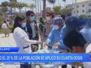 Chiclayo: solo el 25% de la población se aplicó su cuarta dosis