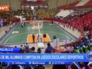 Trujillo: más de mil alumnos compiten en juegos escolares deportivos