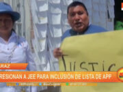 Huaraz: presionan a JEE para inclusión de lista de APP