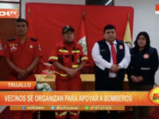 Trujillo: vecinos se organizan para apoyar a bomberos