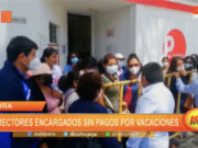 Piura: directores encargados sin pagos por vacaciones