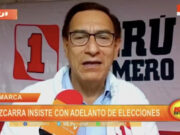 Cajamarca: Martín Vizcarra insiste con adelanto de elecciones