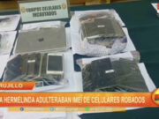 Trujillo: en la Hermelinda, adulteraban IMEI de celulares robados