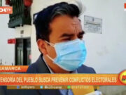 Cajamarca: Defensoría del Pueblo busca prevenir conflictos electorales