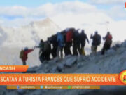 Áncash: rescatan a turista francés que sufrió accidente