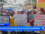 Piura: piden reconstrucción de I.E. 010 Los Algarrobos