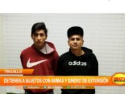 Trujillo: detienen a sujetos con armas y dinero de extorsión