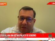 Franco Salinas: «Fiscalía allana una vez más Palacio de Gobierno»