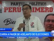Perú: Martín Vizcarra a favor de adelanto de elecciones