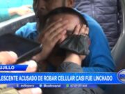 Trujillo: adolescente acusado de robar celular casi fue linchado