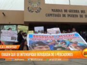 La Libertad: exigen que se intensifique búsqueda de cinco pescadores