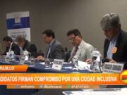 Trujillo: candidatos firman compromiso por una ciudad inclusiva