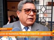 Cajamarca: Colegio de ingenieros promueven debate de candidatos