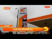 Trujillo: se registran largas colas para recargar GLP