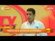 Trujillo: Alejandro Sánchez presenta propuestas al distrito de La Esperanza