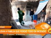 Lambayeque: ayudan a familia que perdió todo en incendio
