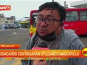 Trujillo: ciudadanos continuarán utilizando mascarilla