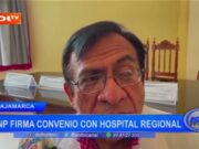 Cajamarca: PNP firma convenio con hospital regional