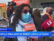 Trujillo: vehículo simulador de sismos llega a la ciudad