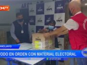 Chiclayo: todo en orden con material electoral