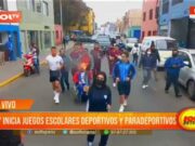 Trujillo: inician juegos escolares deportivos y panamericanos