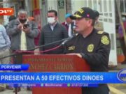 Trujillo: presentan a 50 efectivos Dinoes