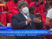 Trujillo: después de dos años vuelven los juegos escolares deportivos