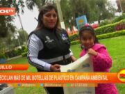 Trujillo: reciclan más de mil botellas de plástico en campaña ambiental