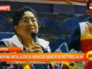 La Libertad: propone instalación de servicios básicos en sectores AA.HH.
