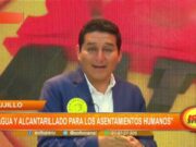 Carlos Calderón: «Agua y alcantarillado para los asentamientos humanos»