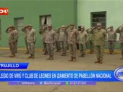 Trujillo: colegio de Virú y Club de Leones en izamiento de pabellón nacional