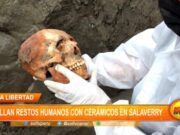 La Libertad: hallan restos humanos con cerámicos en Salaverry